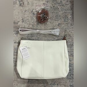 FINAL PRICE NWT Befen White Leather Women's Bag